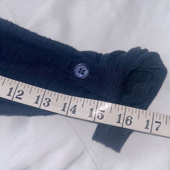 Express Light/Dark Blue & White Stripe Half Sleeve Shirt Size Small - Picture 4 of 8